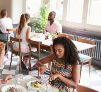Restaurant scene
